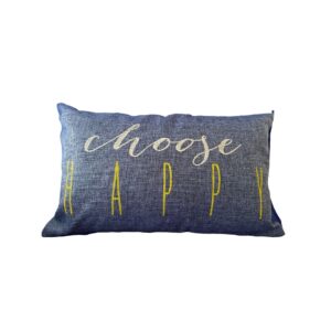 Choose Happy Pillow Cover